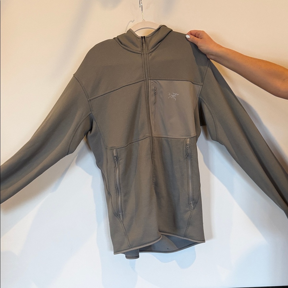 Arc'teryx Taupe Full-Zip Jacket